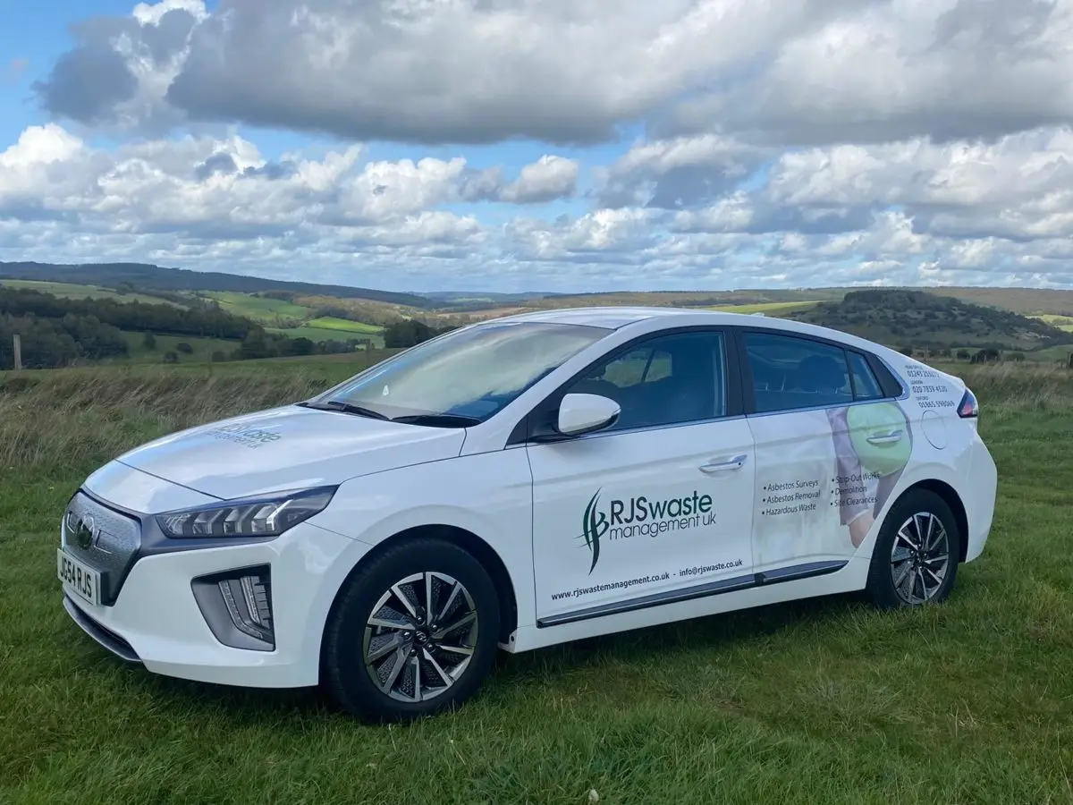 RJS Waste Management’s first electric car RJS waste car